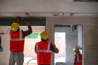 Hide a damaged ceiling with drywall for a clean and stylish look