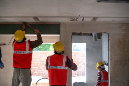 Hide a damaged ceiling with drywall for a clean and stylish look